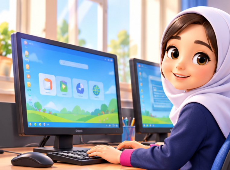 فعالیت گروهی کارتونی سه‌بعدی